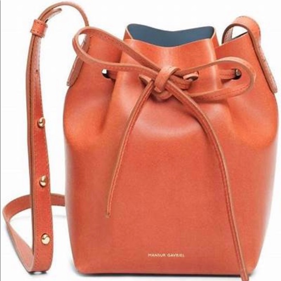 Mansur Gavriel Handbags - Mansur Gavriel vegetable tanned mini bucket